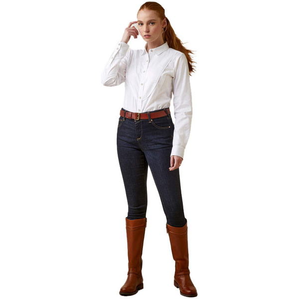 Ariat Womens Muir Long Sleeve Blouse 10046372 - White
